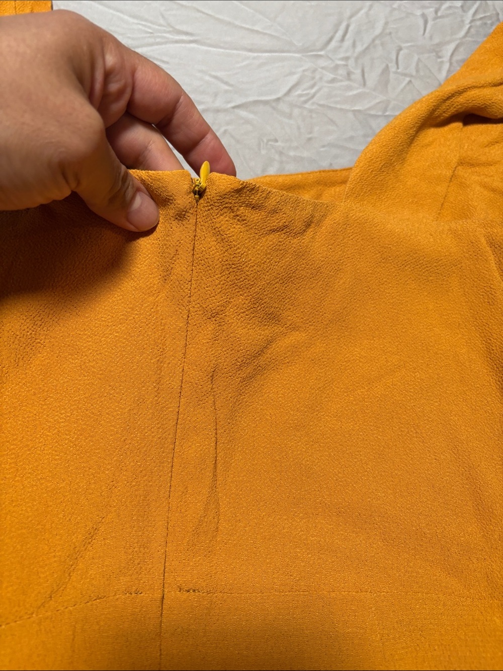 Reformation Mustard Square-Neck Sleeveless Maxi Dress - Picture 11 of 14